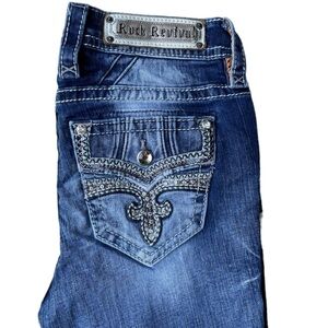 Rock Revival jeans sz 27 easy crop